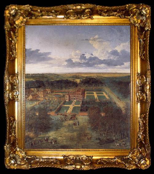framed  Jan Siberechts Cheveley Cambridgeshire, ta009-2